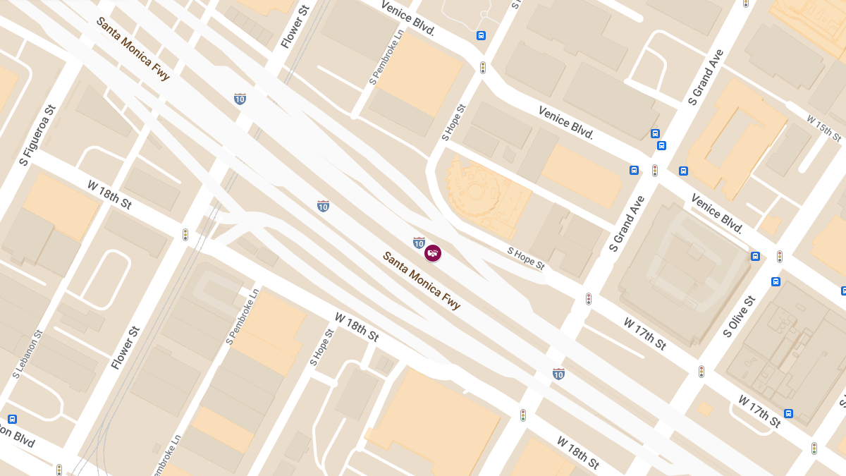 Injuries Reported in Multi-Vehicle Crash on I-10 Near South Grand Ave