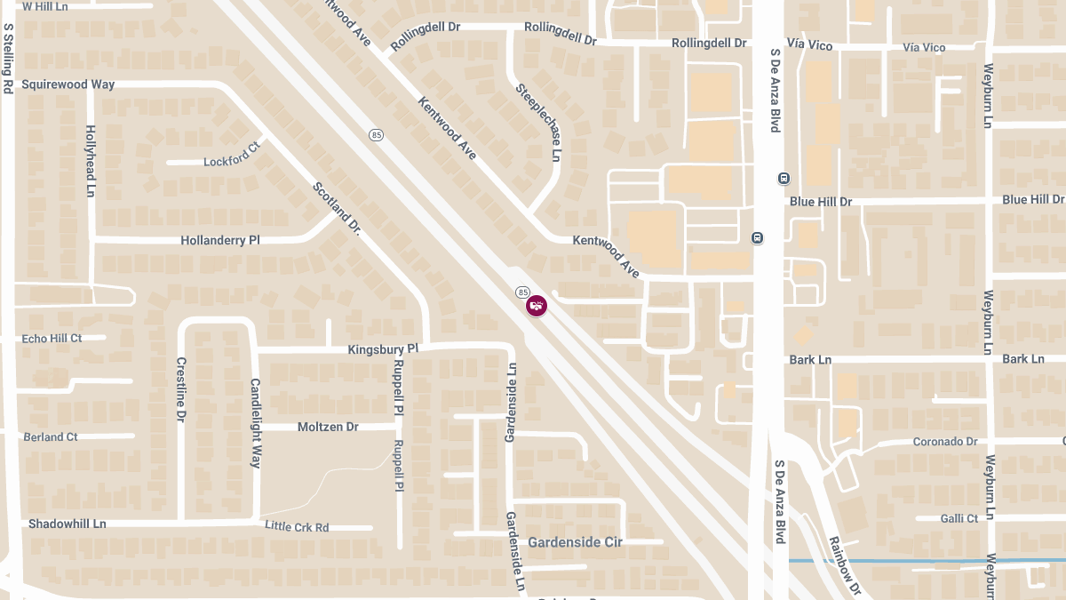 Injuries Reported in Multi-Vehicle Crash on SR-85 Near De Anza Blvd