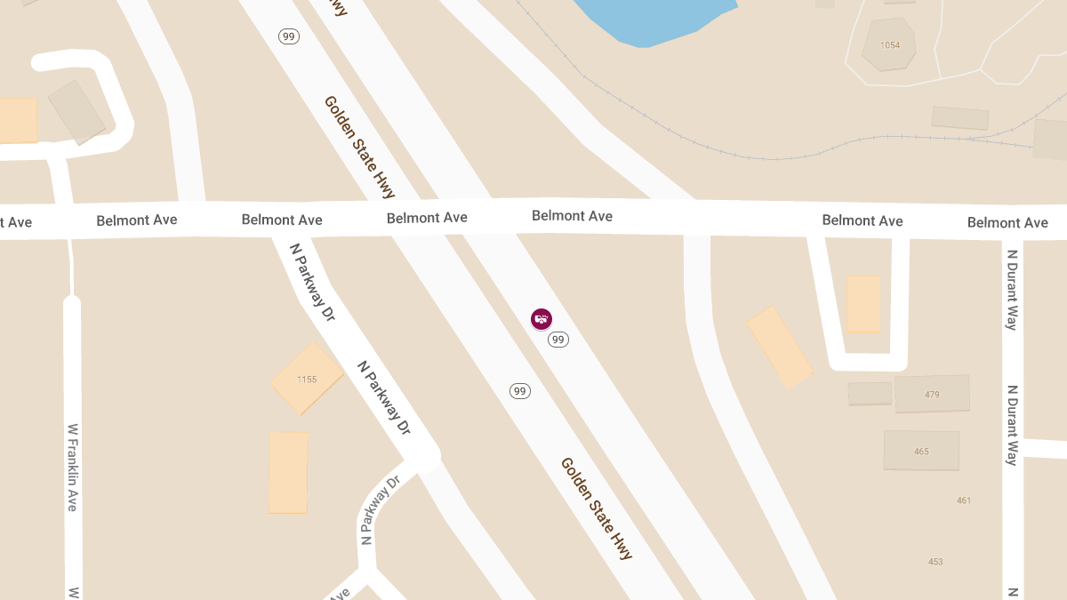 Injuries Reported in Multi-Vehicle Crash on SR 99 near Belmont Ave