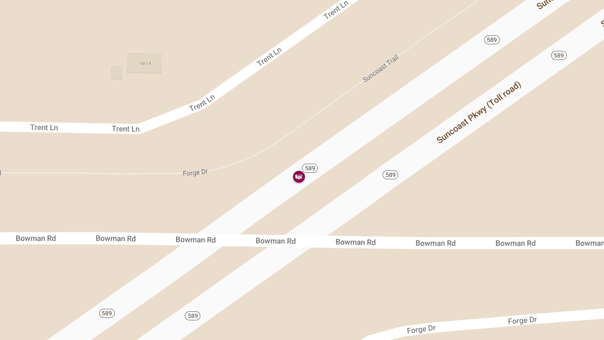 Injuries Reported in SR-589 NB Crash at MM27