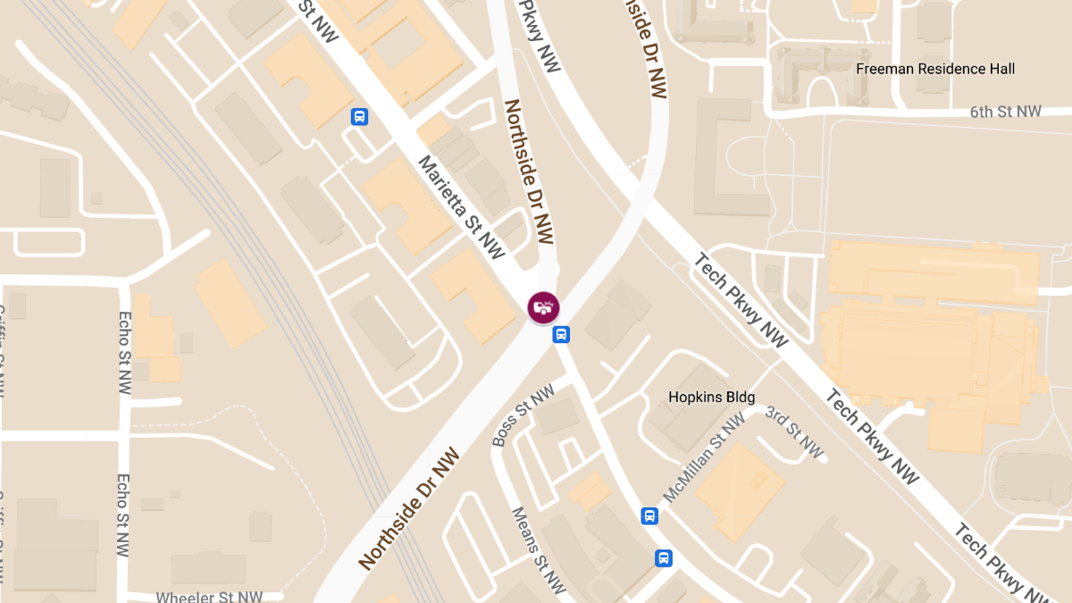 Injuries Reported in Traffic Collision at Marietta St NW & Northside Dr NW