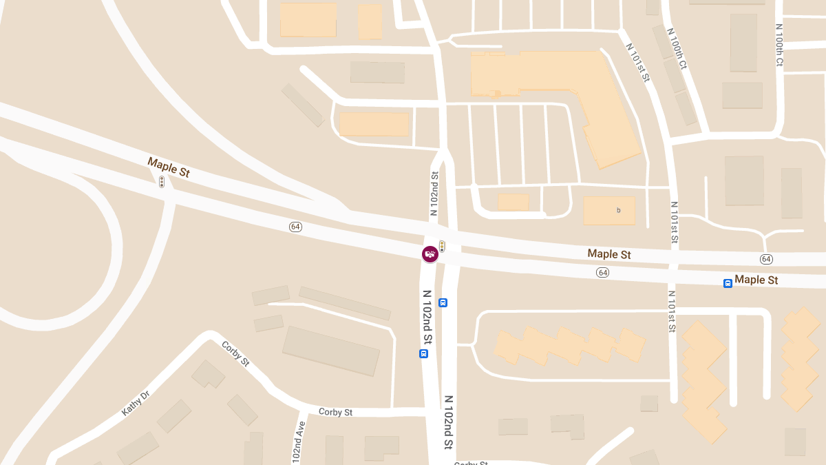 Injuries Reported in Two-Car Crash at 102nd & Maple St