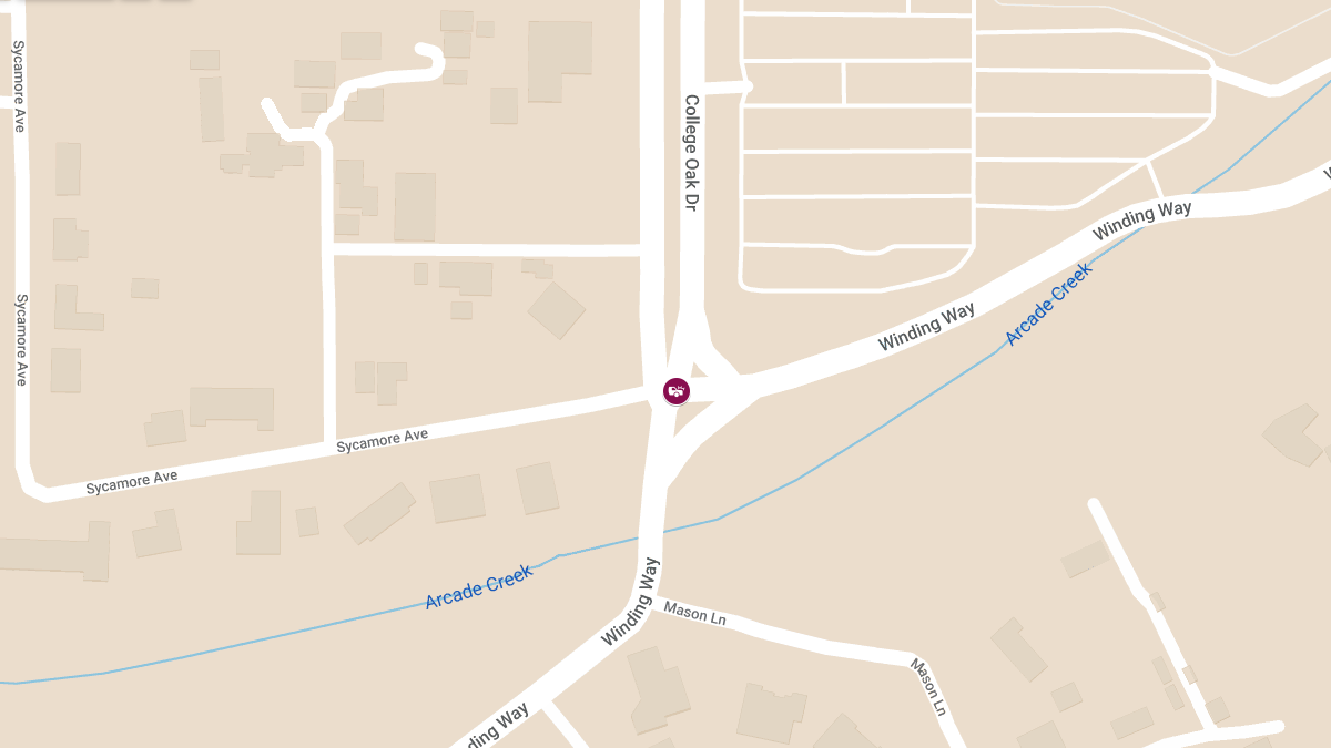 Injuries Reported in Two-Vehicle Crash at College Oak Dr & Winding Way