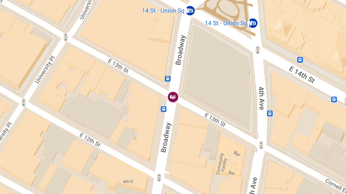 Injuries Reported in Two-Vehicle Crash at E 13th St & Broadway