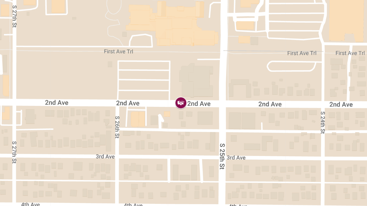 Injuries Reported in Two-Vehicle Crash on 2nd Ave