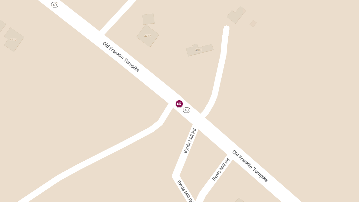Injuries Reported in Two-Vehicle Crash on Rt. 40 Near Byrds Mill Rd