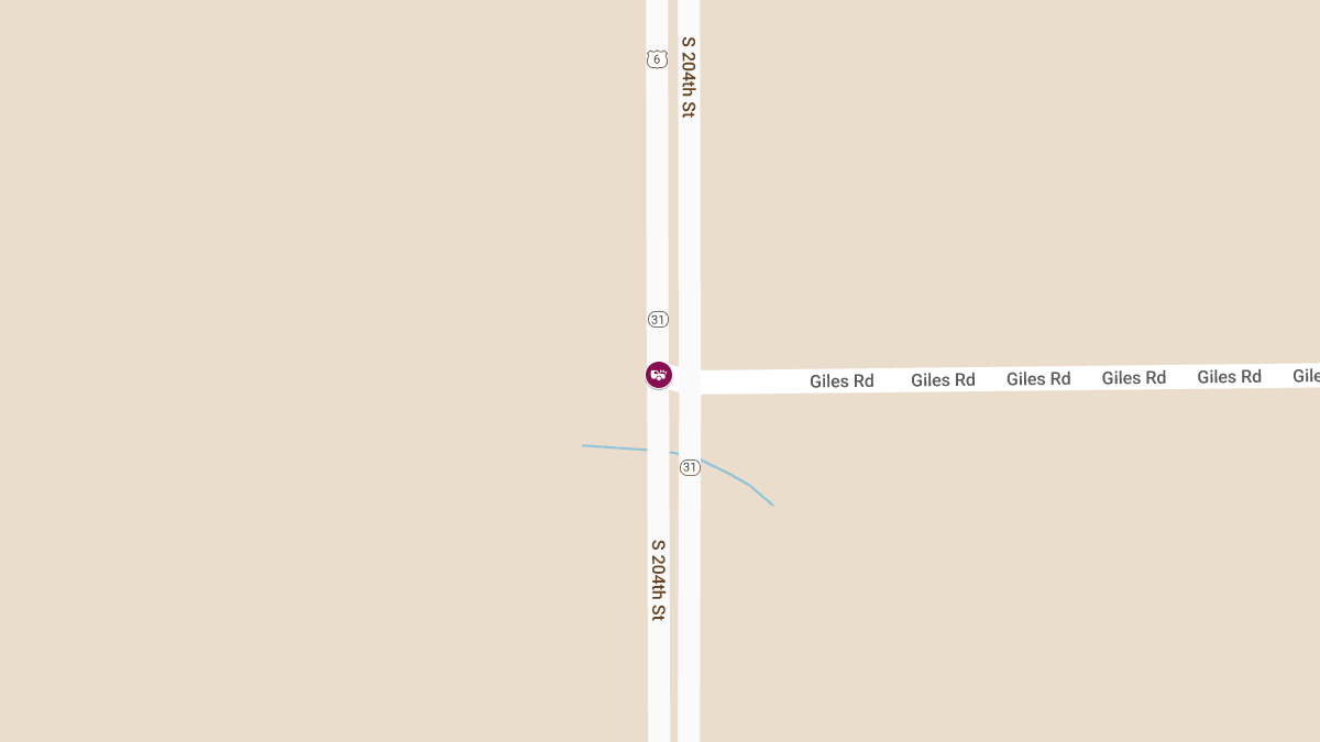 Injuries Reported in Two-Vehicle Crash on S 204th St & Giles Rd