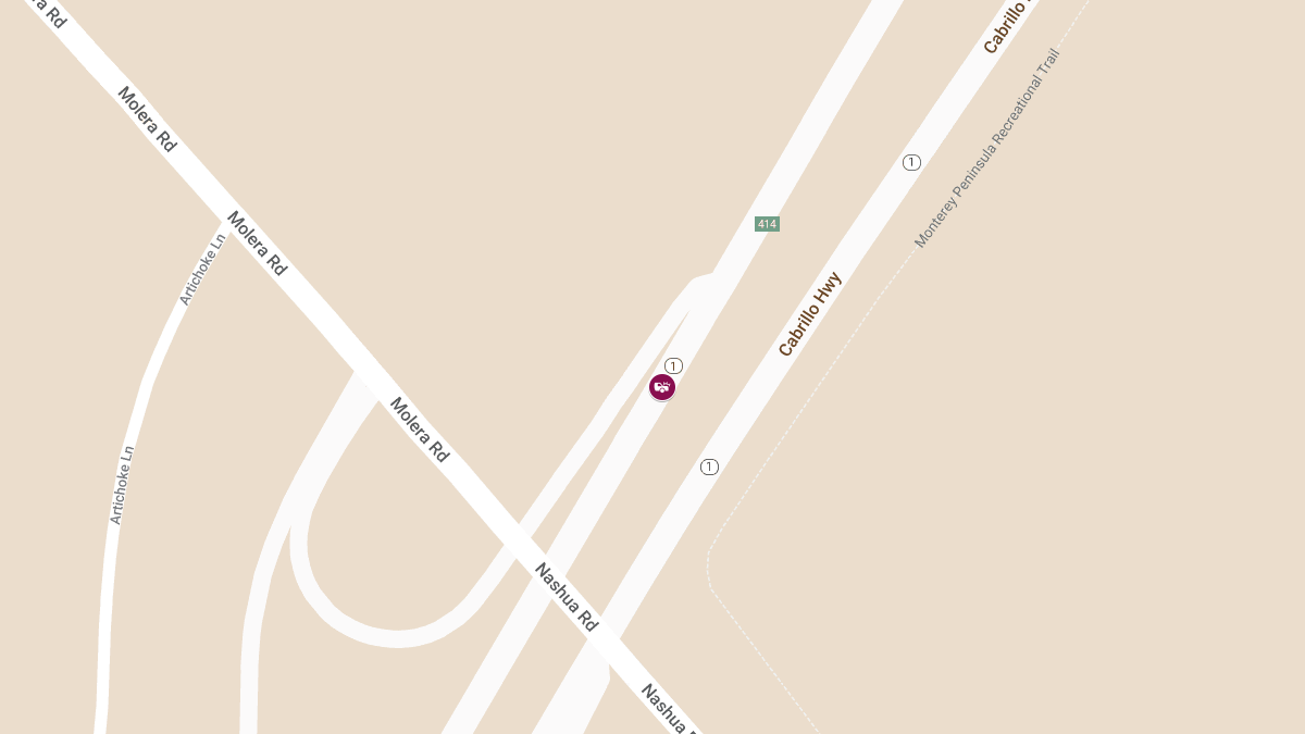 Injuries Reported in Two-Vehicle Crash on SR-1 Near Molera Exit
