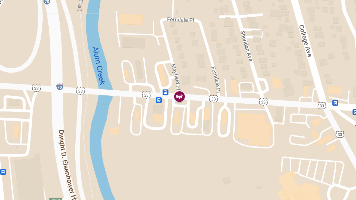Injuries Reported in Vehicle Collision at E Livingston Ave & Mayfield Pl
