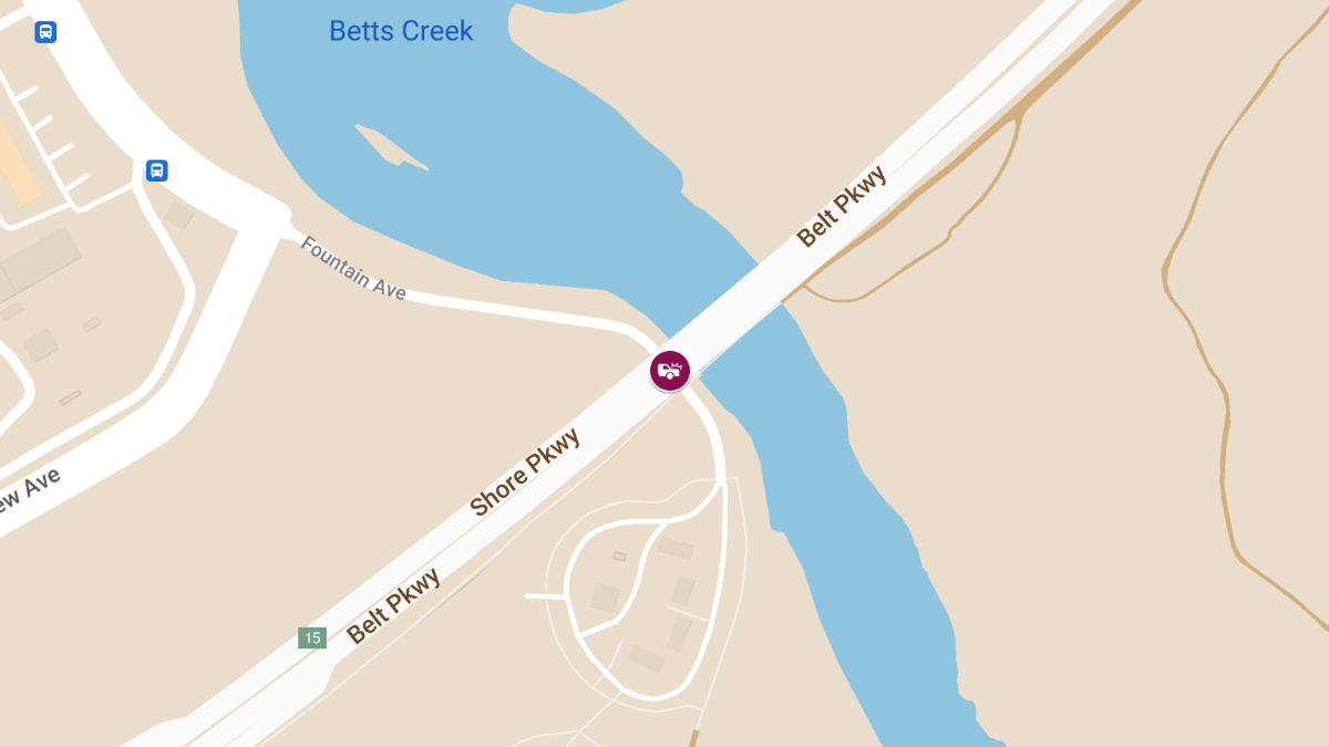 Injuries Reported in Vehicle Collision at Fountain Ave & Belt Pkwy W