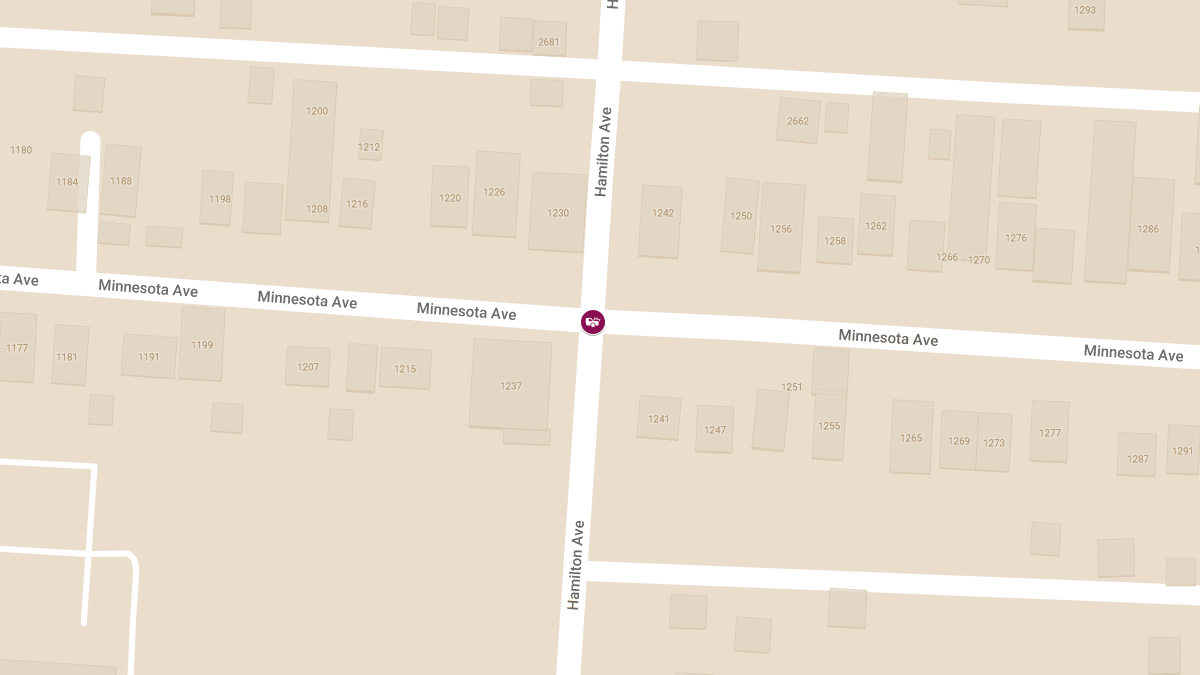 Injuries Reported in Vehicle Collision at Hamilton Ave & Minnesota Ave