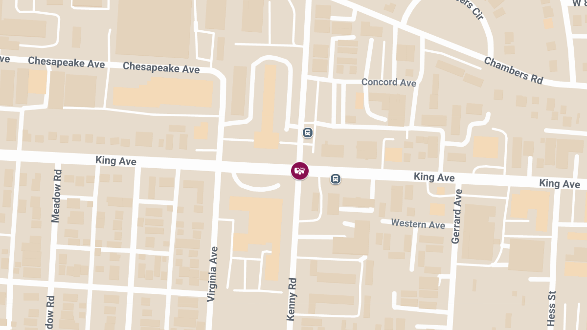 Injuries Reported in Vehicle Collision at Kenny Rd & King Ave