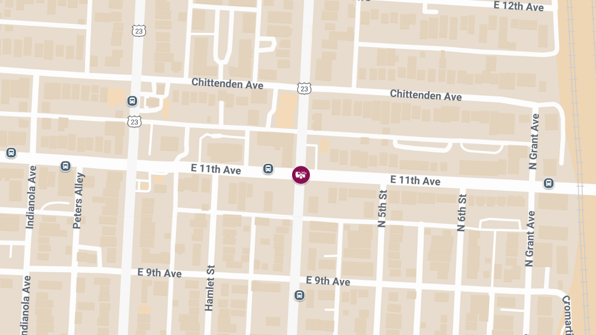 Injuries Reported in Vehicle Collision at N 4th St & E 11th Ave