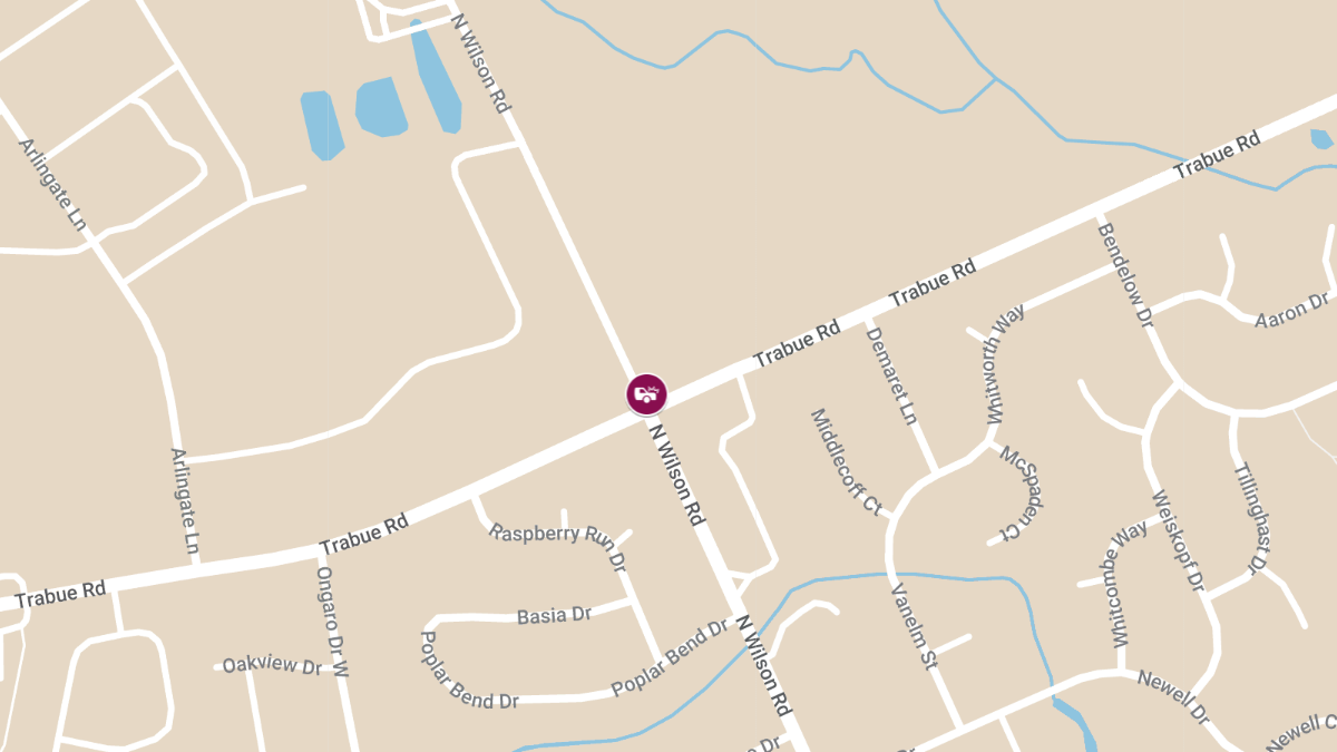 Injuries Reported in Vehicle Collision at Trabue Rd & N Wilson Rd