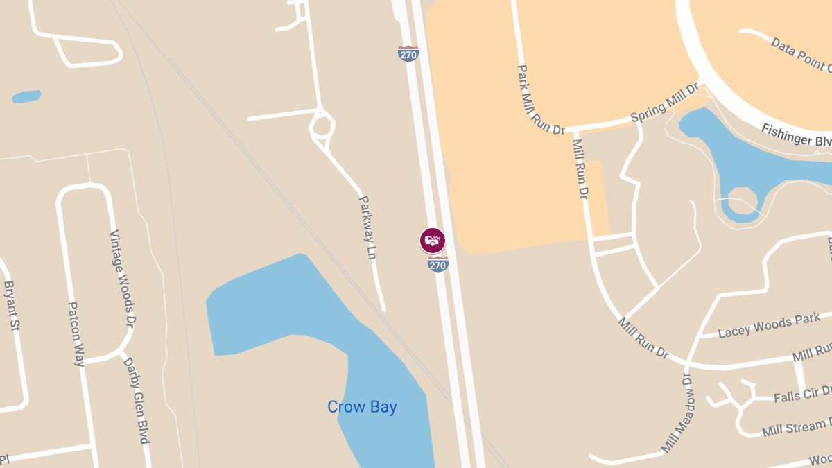 Injuries Reported in Vehicle Collision on I-270 Near Scioto Trace