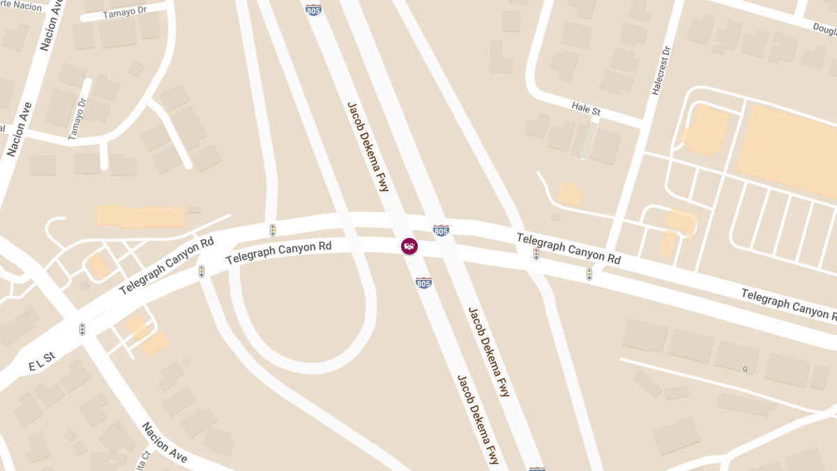Injuries Reported in Vehicle Collision on I-805 S at Telegraph Canyon Rd