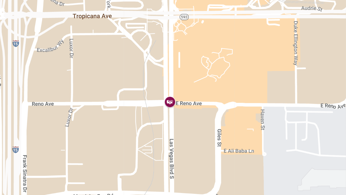 Injuries in Accident at E Reno Ave & S Las Vegas Blvd