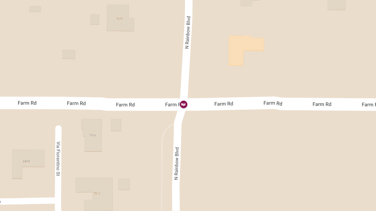 Injuries in Accident at Farm Rd & N Rainbow Blvd