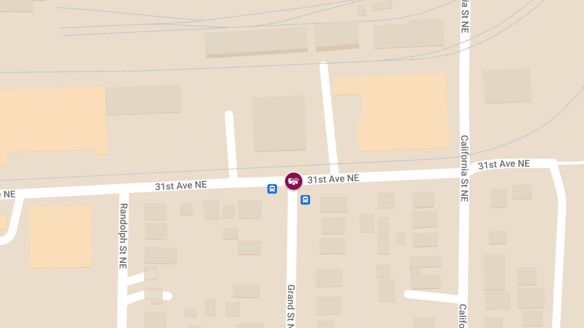 Injuries in Accident at Grand St NE & 31st Ave NE