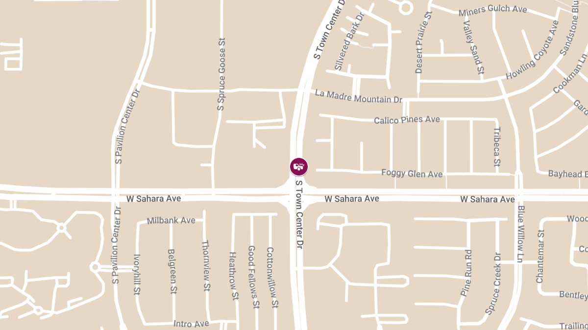 Injuries in Accident at W Sahara Ave & S Town Center Dr