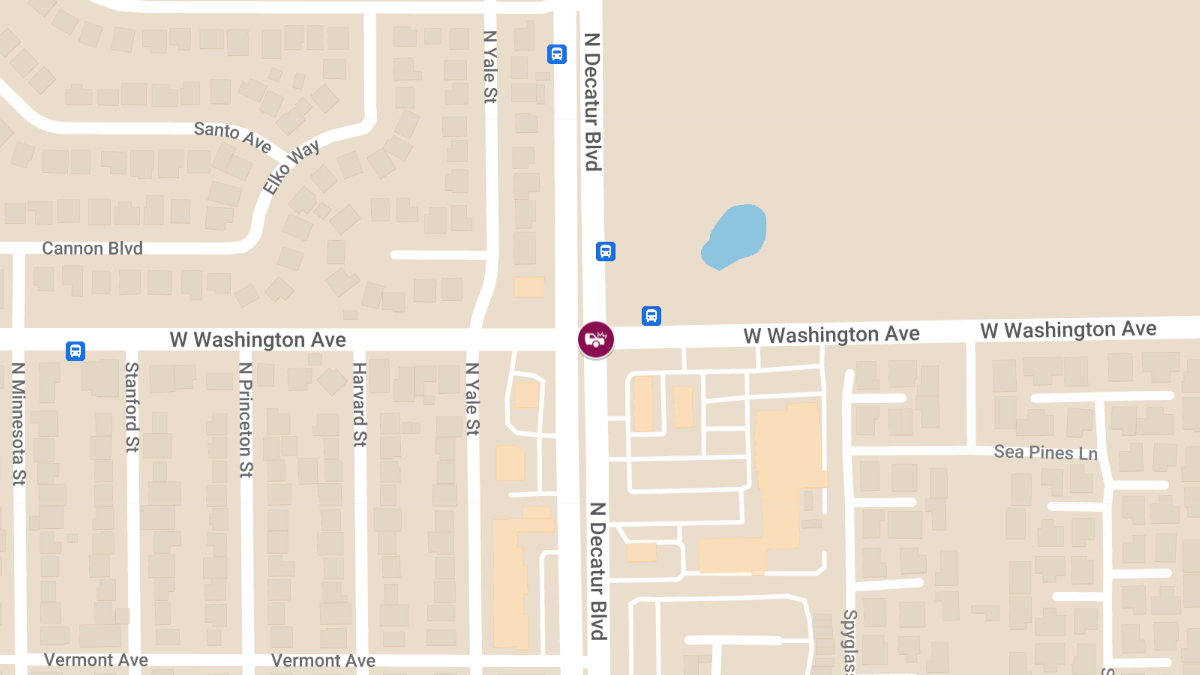 Injuries in Accident at W Washington Ave & N Decatur Blvd