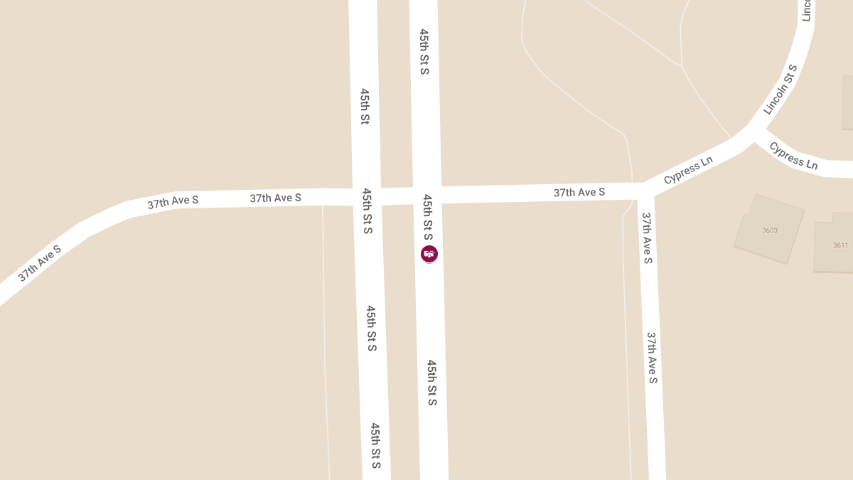 Injuries in Accident on 45th St S
