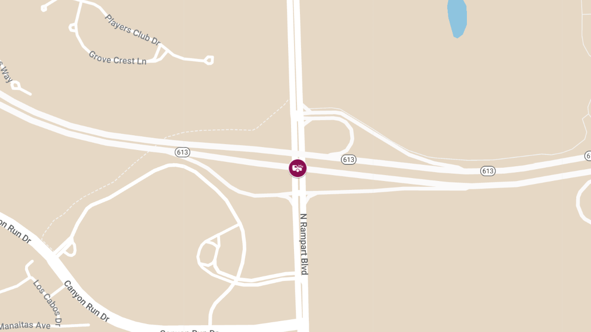 Injuries in Accident on Rampart Blvd at Vegas Dr