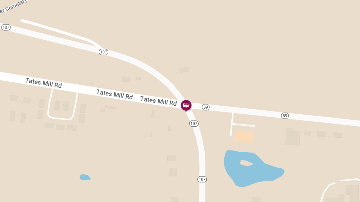 Injuries in Accident on SB SH 107 Near SH 89