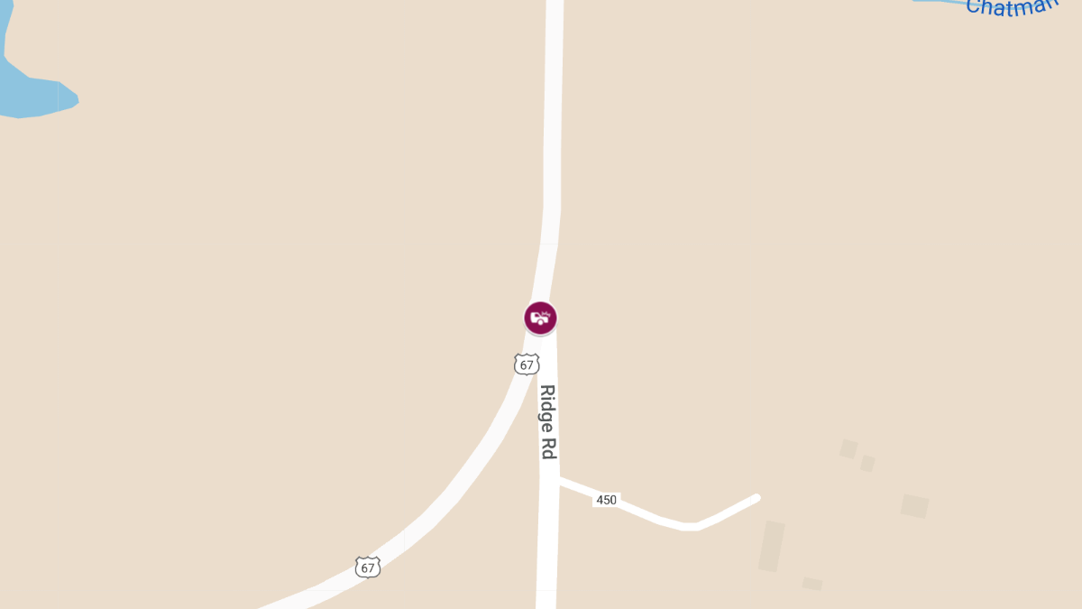 Injuries in Accident on Southbound U.S. Highway 67 Near Exit 4