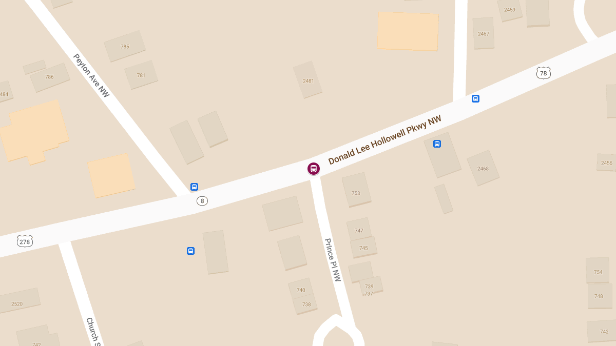 Injuries in Bus Accident at Donald Lee Hollowell Pkwy NW & Prince Pl NW