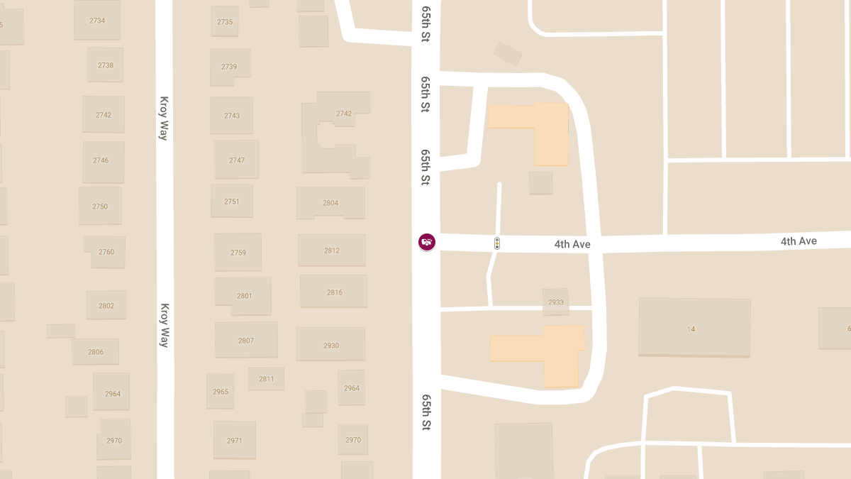 Injuries in Car Crash at 65th St & 4th Ave