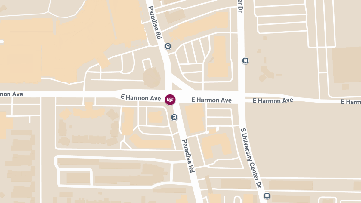 Injuries in Collision at 455 E Harmon Ave