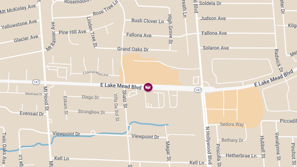 Injuries in Collision at 6515 E Lake Mead Blvd