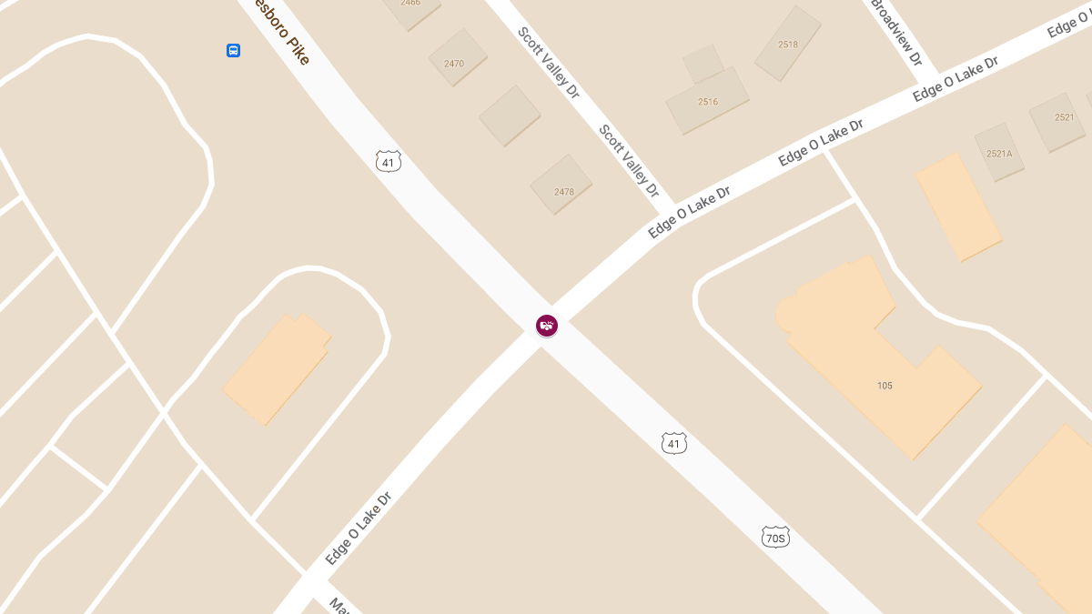 Injuries in Collision at Murfreesboro Pike & Edge O Lake Dr