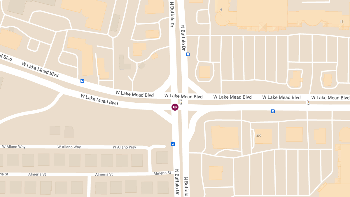 Injuries in Collision at N Buffalo Dr & W Lake Mead Blvd