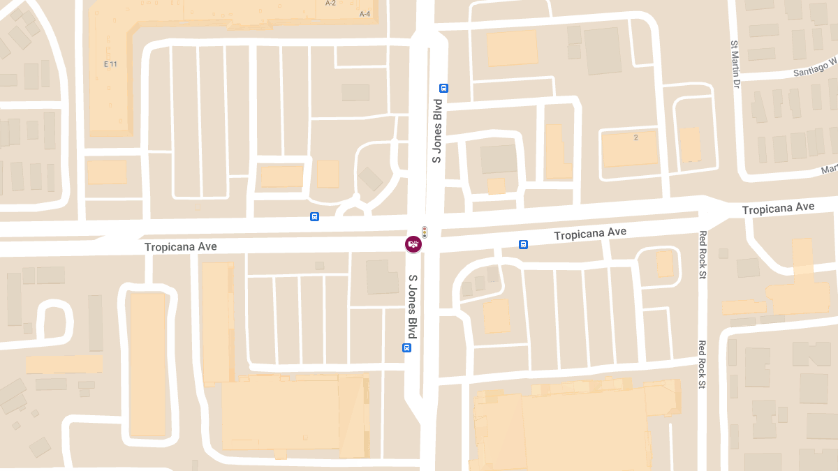 Injuries in Collision at W Tropicana Ave & S Jones Blvd
