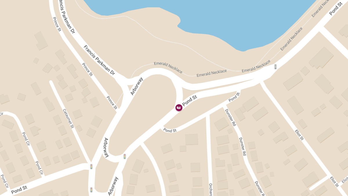 Injuries in Crash at Arborway & Pond St