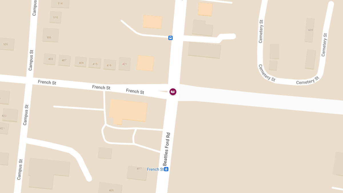 Injuries in Crash at Beatties Ford Rd and French St