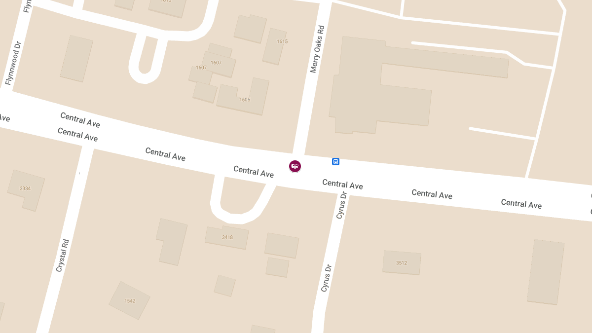 Injuries in Crash at Central Ave and Merry Oaks Rd