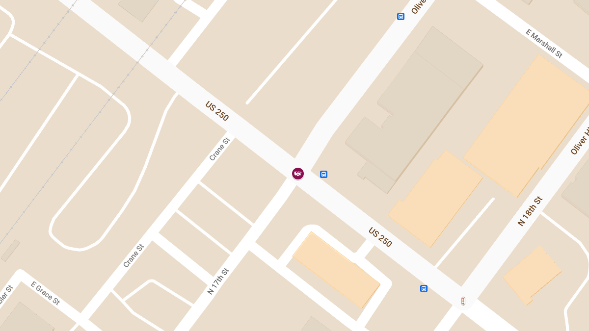 Injuries in Crash at E Broad St & N 17th St