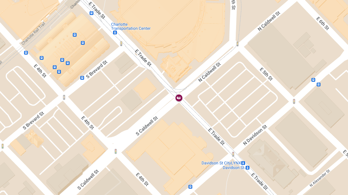 Injuries in Crash at E Trade St & N Caldwell St