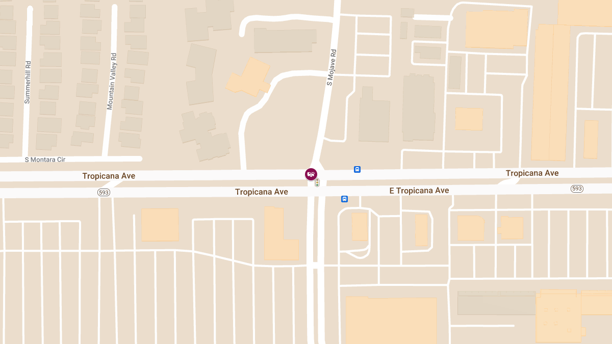 Injuries in Crash at E Tropicana Ave & S Mojave Rd