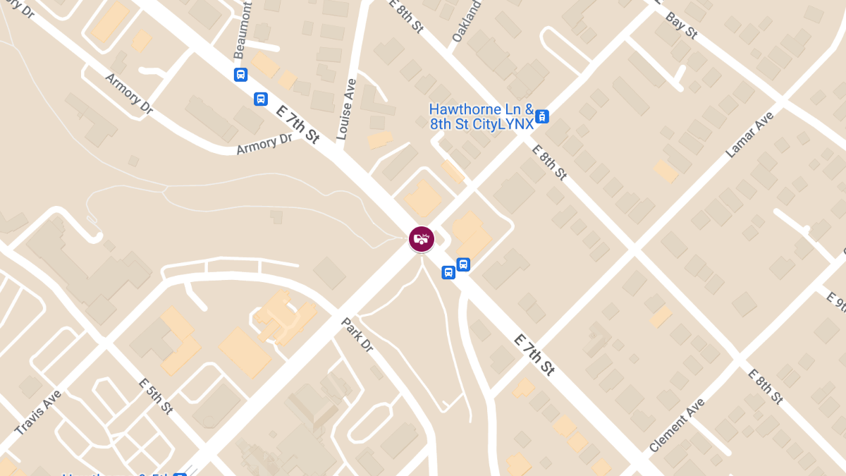 Injuries in Crash at Hawthorne Ln & E 7th St