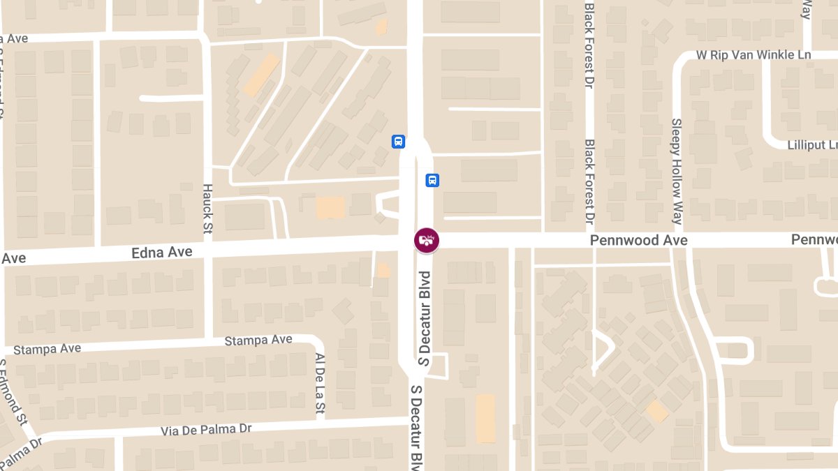 Injuries in Crash at S Decatur Blvd & Pennwood Ave