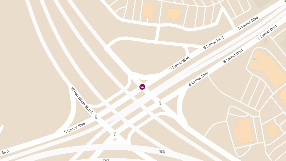 Injuries in Crash at S Lamar Blvd Svrd SB & S Capital of Texas Hwy Svrd NB