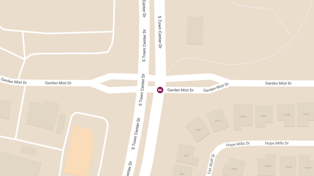Injuries in Crash at S Town Center Dr & Garden Mist Dr