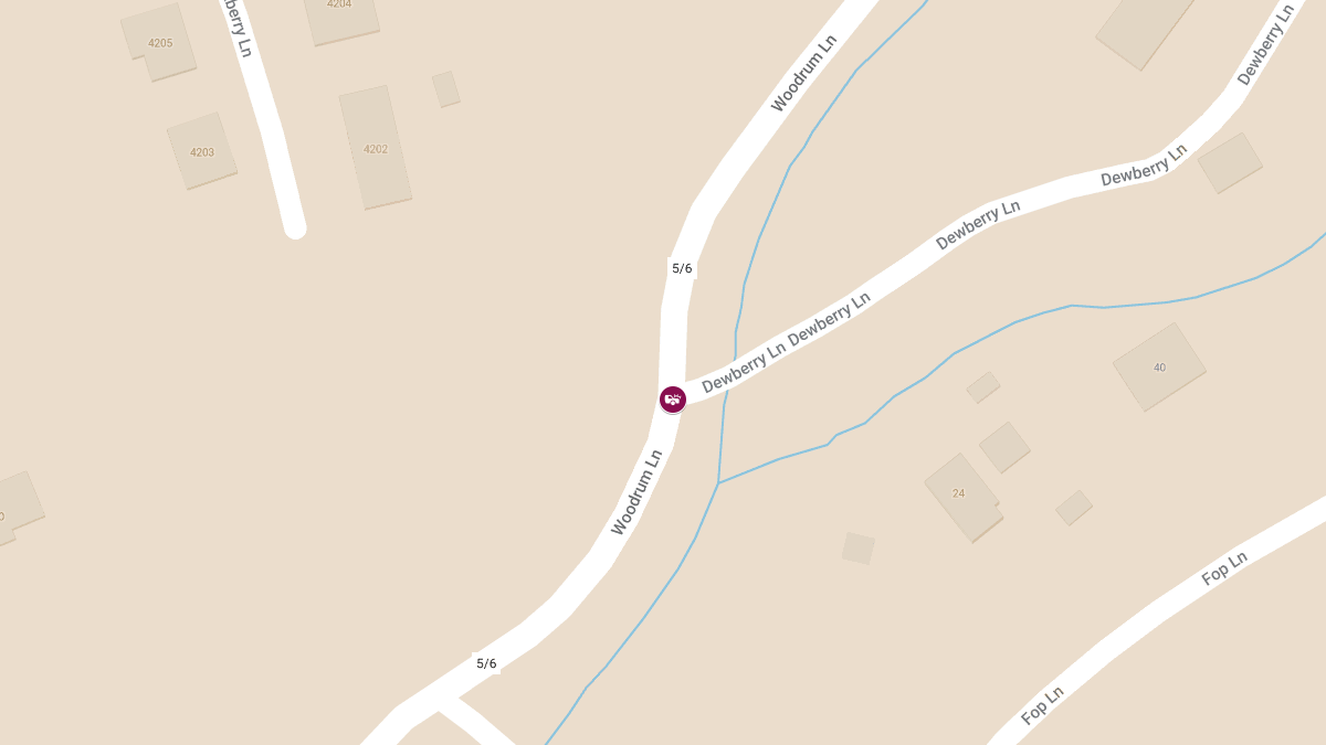 Injuries in Crash at Woodrum Ln & Dewberry Ln
