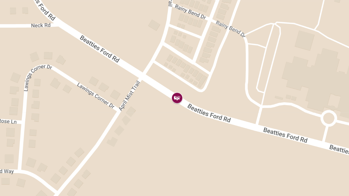 Injuries in Crash on Beatties Ford Rd