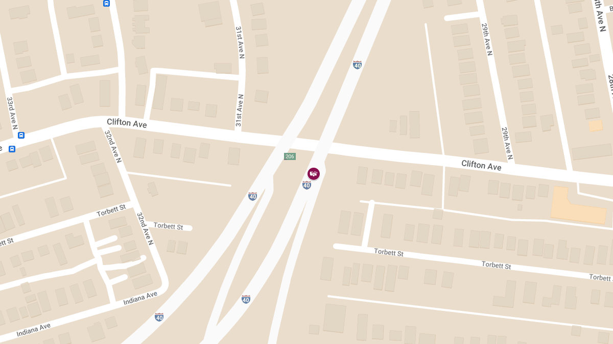 Injuries in Crash on Exit 206 I-40 E Ramp