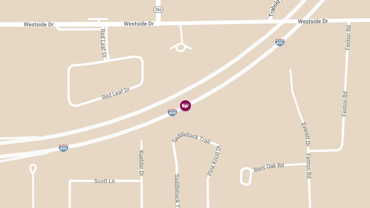 Injuries in Crash on I-490 EB Btwn RT-33 and RT-531